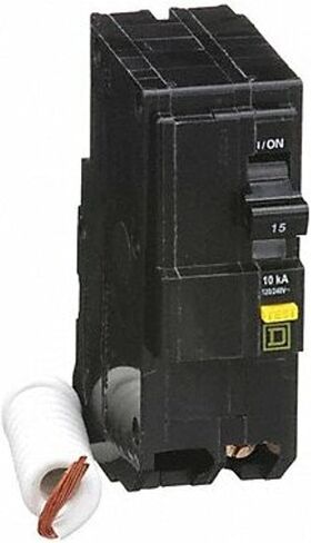 SCHNEIDER ELECTRIC QO215GFI Miniature Circuit Breaker 120/240-Volt 15-Amp Switch Fusible Hd 240V 200A 3P Neutral in Kuwait
