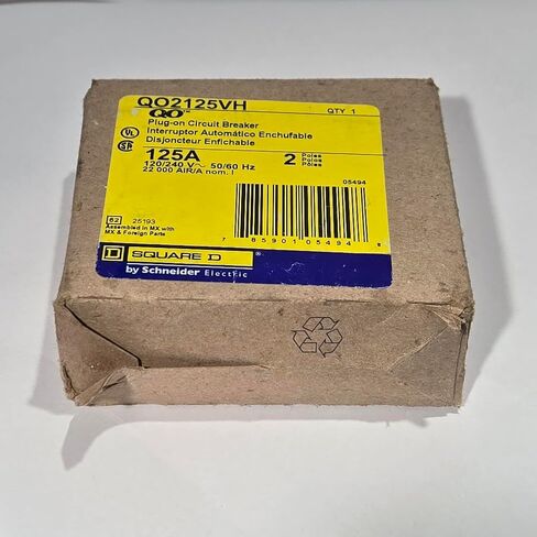قاطع الدائرة المربعة D QO2125VH ذو تصنيف AIC عالي 22K in Kuwait