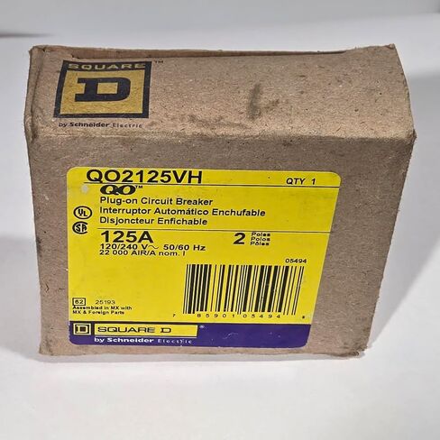 قاطع الدائرة المربعة D QO2125VH ذو تصنيف AIC عالي 22K in Kuwait
