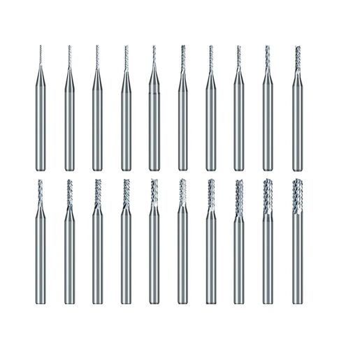 1pc CNC Router Bit 1/8 Shank PCB Milling Cutter Carbide End Mill for Woodworking Diameter 0.5-3.175mm(2.0mm) in Kuwait