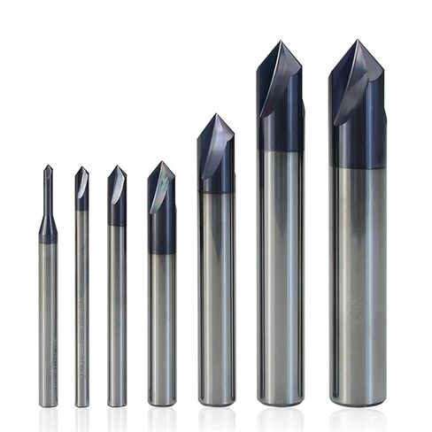 120 Degrees Chamfer Mill 3 Flute Carbide Endmill Deburring Edges Router Bit 2-12mm Milling Cutter(6xD6x120degrees) in Kuwait