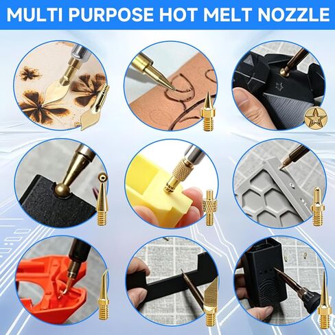 22in-1 3D Print Smoothing Tool Kit 80W LCD Soldering Iron with 17 Brass Tips Plastic Welder for 3D Printing Accessories Repair Finishing 3D Printer Tools Adjustable Temperature in Kuwait