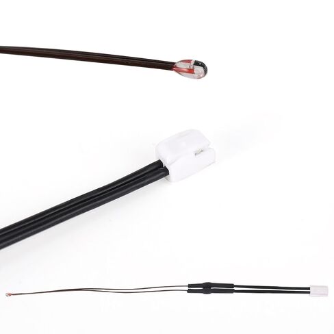 2pcs Ceramic Heater and Thermistor Kit for X1C, 24V 60W Ceramic Heater 300 Degree High Temp Thermistor 3D Printer Parts for Bambu Lab X1C/X1 in Kuwait
