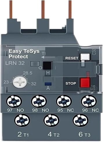 Electric Three-Pole Overload Relay LRN10N LC1N AC Contactor Magnetic Release Protector LAEB1N Base(LRN03N) in Kuwait