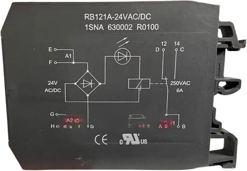 1pcs Terminal Type Relay RB121A-24VAC/DC 1SNA630002R0100 in Kuwait