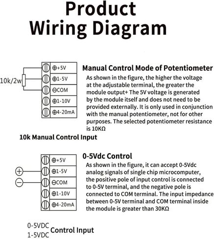 SCR-100A 220VAC Single Phase Voltage Regulator Power Controller Module Supports 0-10V 4-20mA 1-5V Potentiometer Signal Control in Kuwait