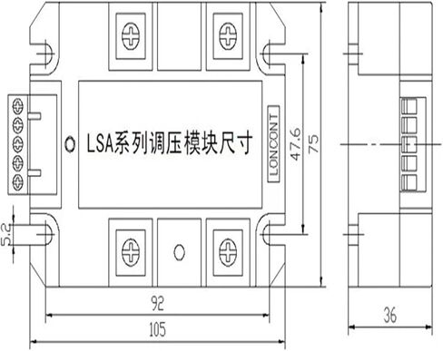 LSA-H3P70YB Single Phase AC Integrated Voltage Regulator Module 70A in Kuwait