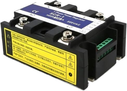 SCR-100A 220VAC Single Phase Voltage Regulator Power Controller Module Supports 0-10V 4-20mA 1-5V in Kuwait