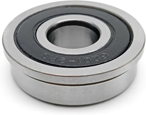1 Piece F6201 F6201RS F6201-2RS 12x32x10 Flange Bearing Miniature deep Groove Ball Bearing Sealed Ball Bearing in Kuwait