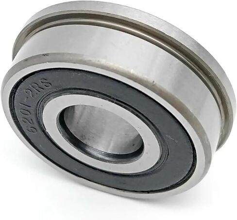 1 Piece F6201 F6201RS F6201-2RS 12x32x10 Flange Bearing Miniature deep Groove Ball Bearing Sealed Ball Bearing in Kuwait