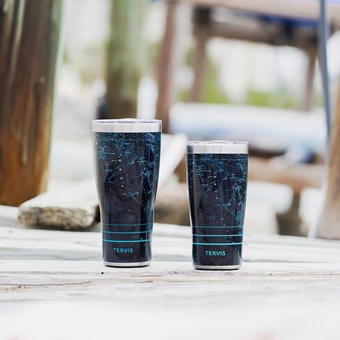 Tervis Traveler NFL Indianapolis Colts - كوب سفر معزول ثلاثي عتيق يحافظ على المشروبات باردة وساخنة، 30 أونصة، من الفولاذ المقاوم للصدأ in Kuwait