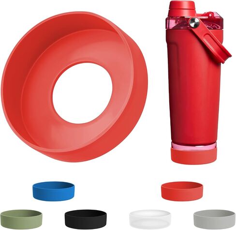 حذاء WUQID من السيليكون متوافق مع زجاجة Stanley Activate Shaker سعة 20 أونصة، غطاء سفلي ناعم مضاد للانزلاق ومضاد للخدش وواقي غطاء سفلي ناعم in Kuwait