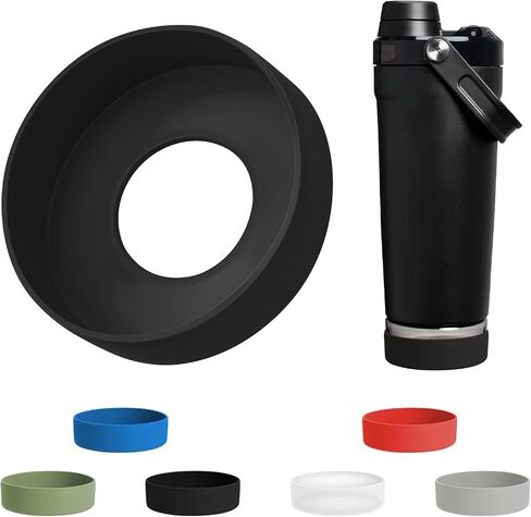 حذاء WUQID من السيليكون متوافق مع زجاجة Stanley Activate Shaker سعة 20 أونصة، غطاء سفلي ناعم مضاد للانزلاق ومضاد للخدش وواقي غطاء سفلي ناعم in Kuwait