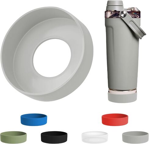 حذاء WUQID من السيليكون متوافق مع زجاجة Stanley Activate Shaker سعة 20 أونصة، غطاء سفلي ناعم مضاد للانزلاق ومضاد للخدش وواقي غطاء سفلي ناعم in Kuwait