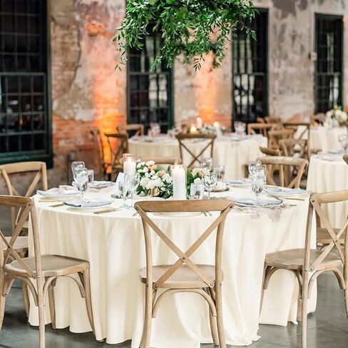 6 Pack White Table Cloth Rectangle 60 x 102 Inch, Rectangle Tablecloth for 6ft Tables, Stain and Wrinkle Resistant Polyester Washable Fabric Tablecloth for Wedding Banquet, Restaurant, Parties in Kuwait