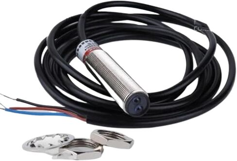 M12 Diffuse Reflection Photoelectric Switch Adjustable Distance 24V Three Wire NPN Normally Open E3F1 Sensor PNP Closed(E3F1-DS20B2 PNP) in Kuwait