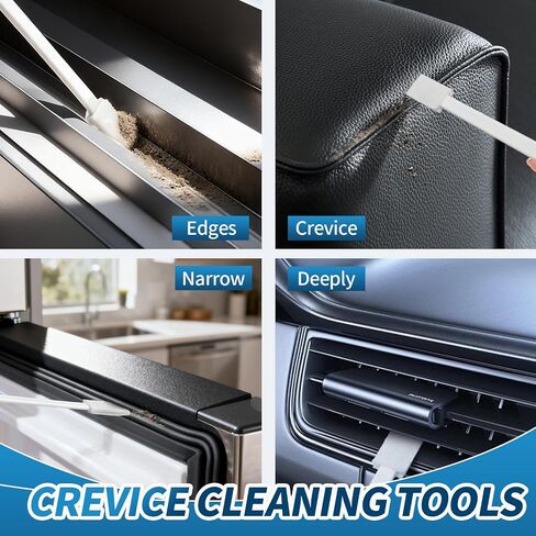 Alyimage® 42 Pcs Disposable Crevice Cleaning Brush Set for Small Spaces, Toilet Bowl, Window Groove, Vent Fan, Door Track, Keyboard in Kuwait