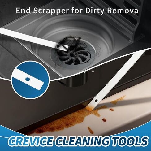 Alyimage® 42 Pcs Disposable Crevice Cleaning Brush Set for Small Spaces, Toilet Bowl, Window Groove, Vent Fan, Door Track, Keyboard in Kuwait