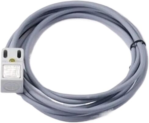 2PCS Square Proximity Switch Metal Induction Sensor Waterproof and Oil Proof NPN PNP DC Three Wire Output 4mm Detection(Q18 PNP Open) in Kuwait