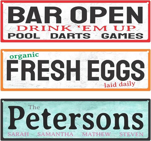 Weatherproof Aluminum Metal Custom Personalized Sign Multiple Sizes Custom Text Caution, Danger, Warning Notice in Kuwait