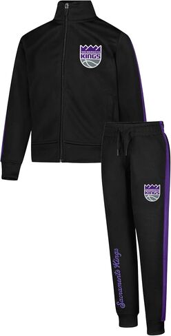 Ultra Game Youth NBA Official Super Soft Full Zip Active Track Jacket and Pants Set in Kuwait