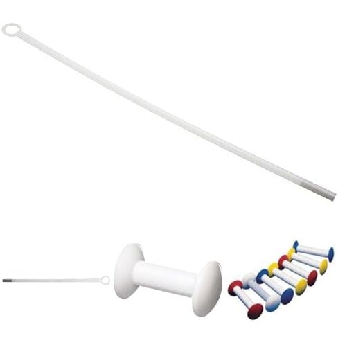 SP Bel-Art Spinbar Magnetic Stirring Bar Retriever (18 in) with 12 in Retriever and Circulus Teflon Magnetic Stirring Bars (36mm & 54mm) (4 Items) in Kuwait