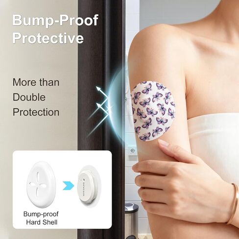 35 قطعة Dexcom G7 فوق الرقع المقاومة للماء مع غطاء صلب مقاوم للصدمات، شريط طبي مقطوع مسبقًا سهل التقشير، حماية لاصقة لمدة 15 يومًا in Kuwait