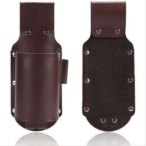 Drink Belt Holder Faux Leather Beer Holster Hands-Free Water Bottle Waist Bag Can Cooler Belt Pouch Cowboy Beverage Holder for Barbecue Camping Beach Hiking Fishing Gardening in Kuwait