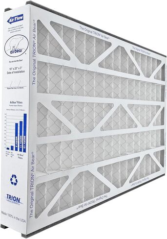 16x25x3 Air Filter MERV 11 (3-Pack) TRION Air Bear Pleated HVAC Air Filter Replacement (Actual Size: 15.75 x 24.25 x 3.0625 Inches) in Kuwait