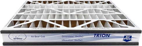 16x25x3 Air Filter MERV 11 (3-Pack) TRION Air Bear Pleated HVAC Air Filter Replacement (Actual Size: 15.75 x 24.25 x 3.0625 Inches) in Kuwait
