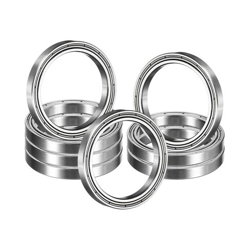 uxcell 8 Pack 6705ZZ Deep Groove Ball Bearings, 25 x 32 x 4mm Chrome Steel Double Shield Bearing for Electric Motor, Home Appliances, Industrial Machinery, (ABEC5) in Kuwait
