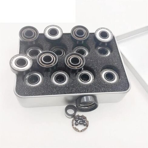 Si3n4 Speed Bearing 608z Black Hybrid Ceramic 6 Ball Skateboard 608 Longboard 8mm Scooter in Saudi Arabia