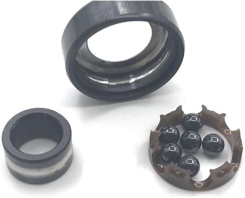 Si3n4 Speed Bearing 608z Black Hybrid Ceramic 6 Ball Skateboard 608 Longboard 8mm Scooter in Saudi Arabia