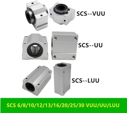 Professional Linear Motion Ball Bearing Slide Block Bushing SC8UU SCS8LUU SC10LUU SCS12UU 16UU 20UU 25UU 30UU Shaft 3D Printer Parts in Saudi Arabia