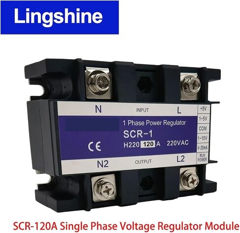 120A SCR-120A Single Phase Regulator Power Controller Module Support 0-10V 4-20mA 1-5V Potentiometer Control Signal in Kuwait