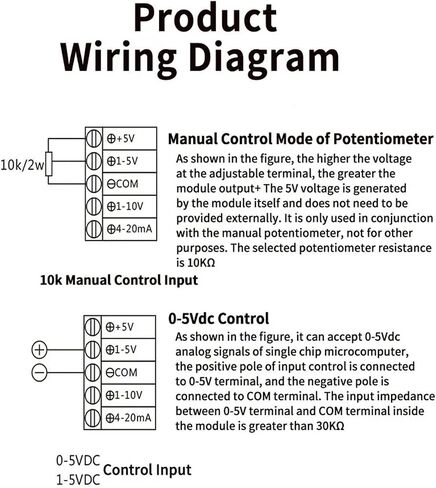 120A SCR-120A Single Phase Regulator Power Controller Module Support 0-10V 4-20mA 1-5V Potentiometer Control Signal in Kuwait