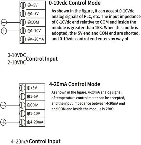 120A SCR-120A Single Phase Regulator Power Controller Module Support 0-10V 4-20mA 1-5V Potentiometer Control Signal in Kuwait