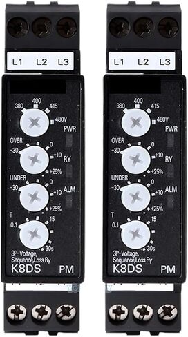 1pcs Three-Phase Voltage and Phase-Sequence Phase-Loss Relay K8DS-PH1 K8DS-PM2 K8AK-PM2 PA2 001 PH1(K8DS-PM2) in Kuwait