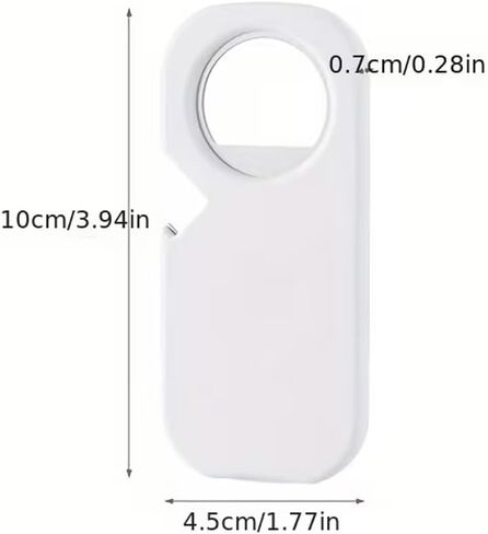 Magnetic Bottle And Can Opener Multi Function Easy Open Tool Compact Ergonomic Design For Home Kitchen Beverages Canned Goods, White in Kuwait