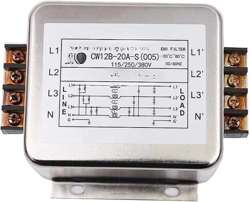 Three-Phase 380V Power Filter CW12B-10A-S (005) servo Frequency Conversion Terminal Block(7) in Kuwait