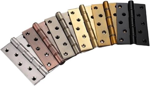 5 Inch Thickened Stainless Steel Heavy Duty Wooden Door Mute Folding Hinge Hardware Accessories 1Pcs(Gold) in Kuwait