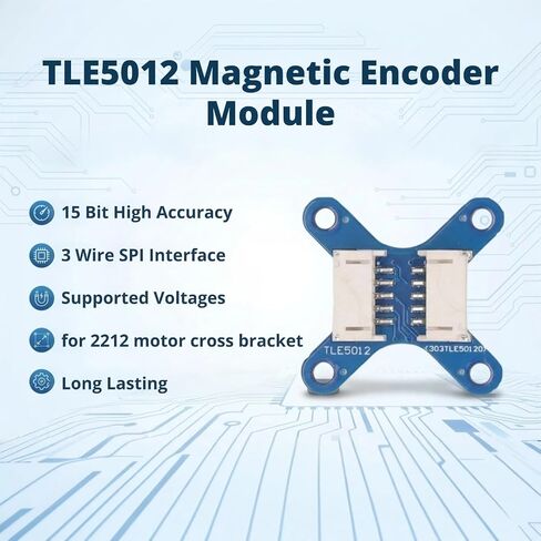 جهاز تشفير مغناطيسي، مستشعر TLE5012 15 بت، وحدة استشعار قياس زاوية الحث، لقوس متقاطع للمحرك 2212 in Kuwait