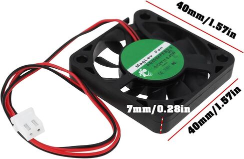 DC5V 0.09A 0.45W 2Pin مروحة تبريد 40x40x7 مللي متر KD0504PEB3-8 مناسبة للمعدات الصناعية أجهزة الكمبيوتر المكتبية معدات الصوت in Kuwait