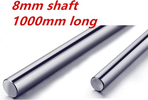 Professional Dia 8mm Linear Shaft 1000mm Long LM8UU Ball Bearing Rod Rail in Kuwait
