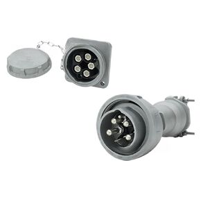 موصل صناعي عالي التيار TYP-4021 قوة الشاطئ مقاوم للماء 250A 4-pin IP67 حماية من التسرب | تايب: 4041/320A4P in Kuwait