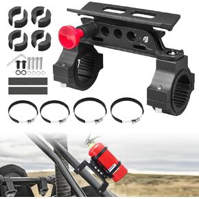 مجموعة دعامات حامل طفاية الحريق سريعة الإصدار متوافقة مع UTV Polaris RZR Pioneer Can Am Maverick X3 Commander Talon ATV Jeep Wrangler مع قفص دوار مقاس 1 بوصة - 2 بوصة in Kuwait
