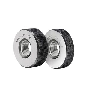 1 مجموعة (1 * GO + 1 * NOGO) 6 جرام دقة اليد اليسرى M29-M42 غير قياسي متري موضوع حلقة قياس أدوات القياس M29M30M31M32(M32X1 LH T Z) in Kuwait