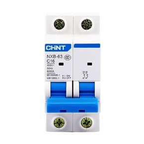 NXB-63 2P AC 230/400V قاطع دائرة مصغر C 6 10 16 20 25 32 40 63A واقي التحميل الزائد DZ47 C نمط مفتاح الهواء (اللون: 2P، الحجم: 20A) in Kuwait