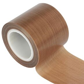 1 بوصة × 33FT PTFE شريط مقاوم للحرارة، شريط لاصق من الألياف الزجاجية غير لاصق 0.18 مم، استبدال شريط إغلاق درجة الحرارة العالية لسدادة الطعام وسدادة الهواء حتى 260 درجة مئوية in Kuwait