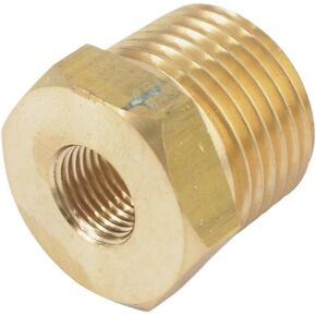1/2" BSPT Male x 1/8" NPT Female Reducing Bushing Brass Pipe Fitting Connector Air Gas Fuel Water Pressure 229 PSI in Kuwait